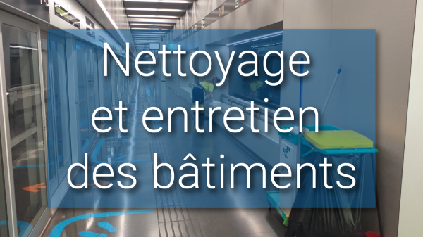 Nettoyage et entretien des bâtiments